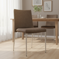 Chaises de salle à manger en métal au design moderne empilables, chaises de luxe pour restaurants, cafés, hôtels