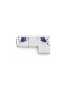 Ensemble de canapés de jardin minimalistes avec coussins en tissu gris et pieds en bois, meubles durables pour appartement haut de gamme - Product Image 6