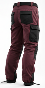 กางเกงเดินป่าวิ่งสำหรับผู้ชาย ระบายอากาศได้ดี น้ำหนักเบา กันน้ำ เป็นมิตรกับสิ่งแวดล้อม ผลิตจากโพลีเอสเตอร์/ไนลอน เหมาะสำหรับกิจกรรมกลางแจ้งทุกฤดู - Product Image 3