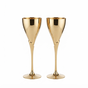 Gobelet à vin en laiton fait main, vintage, gaufré, à pied rond, pour mariage et occasions spéciales - Product Image 5