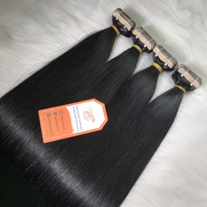 Bone Straight Super Double Drawn Straight Style 100% Cinta de cabello vietnamita en cabello liso Varios colores Proveedor mayorista crudo - Product Image 1