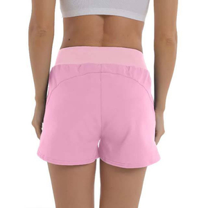 Shorts mode taille haute respirants pour femme, en tissu peigné infroissable, pour l'été, décontractés, confortables, pour l'extérieur et le quotidien - Product Image 5