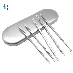 Kit profesional para extraer comedones fabricado con acero inoxidable de grado médico para un rendimiento duradero. - Product Image 1
