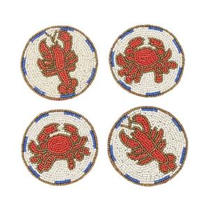 Sous-verres décoratifs en perles de verre conçus pour les occasions spéciales, la décoration de table de mariage et les dîners festifs - Product Image 6