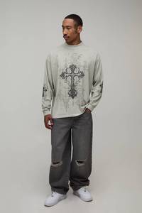 OEM Screen Printed Custom Men's Sweatshirt Personalized Long <b>Sleeve</b> Streetwear Casual Wear Custom Design Apparel Top Clothing - Product Image 6