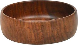 Tazón de Madera Hecho a Mano, Tazón de Madera de Mango Natural para Servir Ensaladas, Frutas, Bocadillos, Decoración para Mesa de Comedor, Cocina y Hogar - Product Image 5