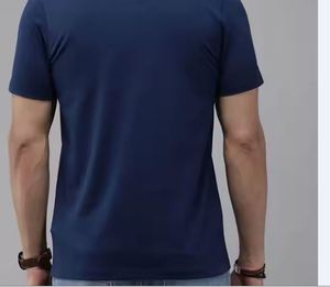 Best Material Comfortable <b>Men</b> T-Shirts Slim Fit <b>Mens</b> Apparel Clothing <b>Men</b> T-Shirts <b>blue</b> decent color New Fashion Breathable sets - Product Image 1