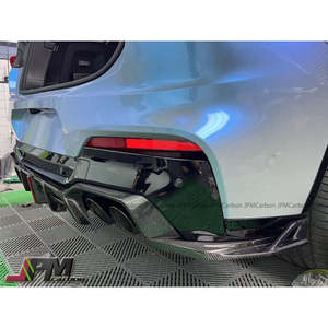 ตัวกระจายแสงด้านหลังคาร์บอนไฟเบอร์สไตล์ jpmae 3ชิ้นสำหรับ2018-2021สำหรับ BMW F97 X3M F98 X4M - Product Image 2