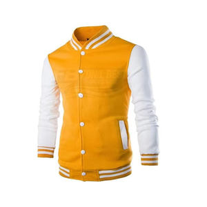 Veste universitaire pour homme de haute qualité, prix de gros abordable, col montant, écologique, séchage rapide, respirante, hiver, baseball, grandes tailles - Product Image 1