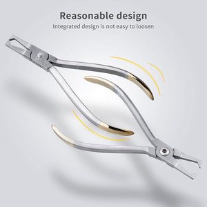 Manual Dental Orthodontic Bracket Remover Pliers Stainless Steel Anterior Teeth Braces Removal Tool Kit Bracket Gripper - Product Image 3