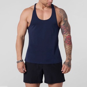 Débardeur de fitness léger et doux 100 % coton pour homme, idéal pour la musculation - Product Image 1
