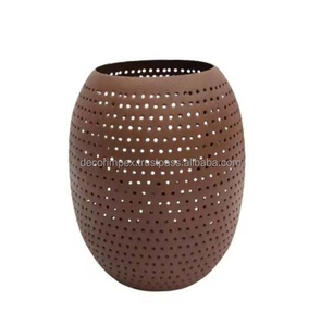 Portavelas votivo de Metal pulido dorado de diseño clásico elegante al por mayor, votivos acabados modernos para Decoración de mesa de boda - Product Image 3