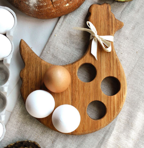 Accesorios de Cocina, Bandeja de Madera para Huevos, Almacenamiento de Huevos, Bandeja de Madera para el Hogar, Soporte para Huevos - Product Image 5