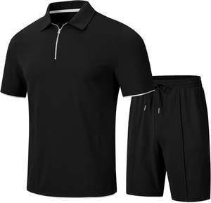 Conjunto de Polo y Pantalones Cortos para Hombre de Alta Calidad, Transpirable, de Algodón, Ropa Casual de Moda Masculina, con Logotipo Personalizado - Product Image 3