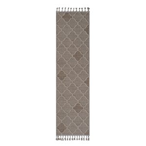 Tappeto da interno/esterno NAAR Guros Collection 2X8 Cream Trellis - Product Image 2