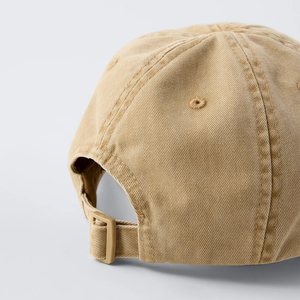 Gorra de Béisbol de 6 Paneles Color Caqui, Cierre Trasero Ajustable, Unisex, Casual, con Logotipo Bordado, para Adultos - Product Image 6