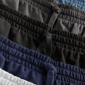 Shorts pour hommes personnalisés, multicolores, unis, avec cordon de serrage, en coton, avec poches, pour la gym, le fitness, la musculation, l'entraînement, vêtements en gros - Product Image 2