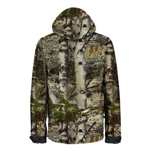 Veste de chasse professionnelle en softshell camouflage, imperméable, coupe-vent, tactique, multi-poches, à capuche, vente en gros - Product Image 2