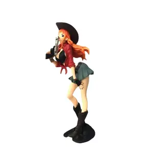 Cowboy Nami Take a gun sexy Nami plastic action figure custom