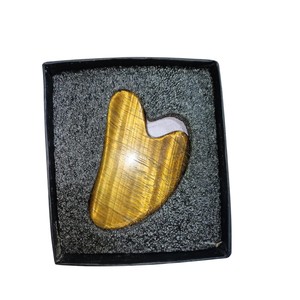 Outils de soin de la peau : Ensemble de massage Gua Sha en pierre de lune arc-en-ciel, figurine en cristal de pierre brute, thème Amour, énergie de guérison religieuse, mode - Product Image 5