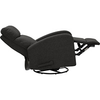 Fauteuil d'appoint moderne à dossier inclinable en deux parties, ergonomique, en cuir PU, avec rembourrage en mousse, pivotant et incurvé, une place, qualité supérieure, directement de l'usine