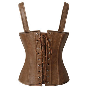 New Wholesale Plus Size <b>Leather</b> <b>Corset</b> Wedding Customized Solid Color Women High Quality Anti-Bacterial Quick Dry Medium - Product Image 3