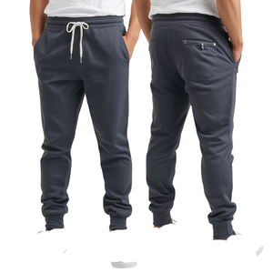 Pantalones Deportivos de Algodón para Hombre, con Estampado, Cierre con Cordón, Cintura Elástica - Product Image 4