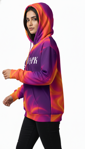 เสื้อฮู้ดดี้โอเวอร์ไซส์พรีเมียมสำหรับฤดูหนาว แบบยูนิเซ็กซ์ พร้อมลายปักและลายพิมพ์แบบซับลิเมชั่นทั่วตัว ออกแบบมาสำหรับแบรนด์แฟชั่นสตรีทแวร์ - Product Image 4