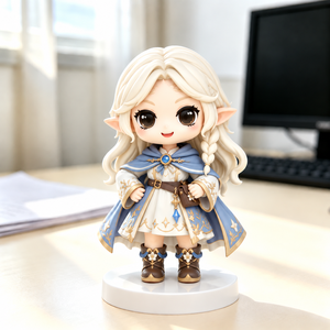 Wholesale Custom Eco-Friendly Soft PVC Action Figure Display Base <strong>Mini</strong> Art Toy <strong>Doll</strong> Game Studios Skateboard Graduation Christmas - Product Image 2