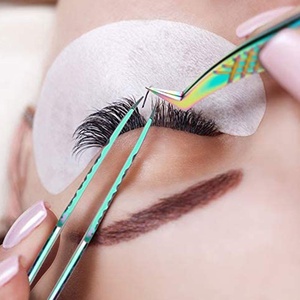 Rainbow Color Professional Stainless Steel Eyelash Tweezer Kit with Custom Logo Durable Tips Reusable Multiple Shapes - Product Image 6