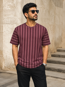 Camiseta Polo Informal a la Moda, Camiseta Polo a Rayas para Hombre, Manga Corta, Polialgodón, para Golf - Product Image 3