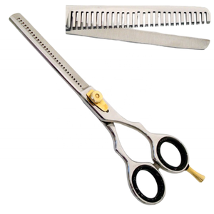 Tijeras de Entresacar Cabello Profesionales KOUNAIN de Acero Inoxidable con Hoja Microdentada, Herramientas de Belleza para Diestros - Product Image 5