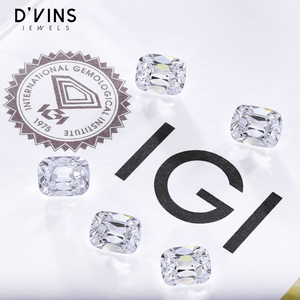Bague D'vins Jewels en diamant de laboratoire de 3 carats, taille coussin, couleur D, clarté VVS, taille barre personnalisée, prix de gros, prête à l'emploi, diamant de Surat - Product Image 6