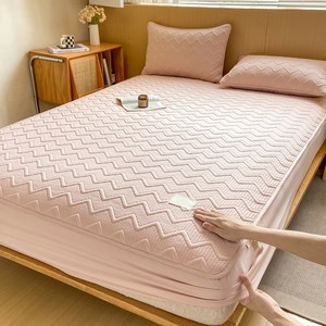 Protector de Colchón Acolchado Transpirable, 300 Hilos, 100% Poliéster, Lavable a Máquina, Funda de Colchón para Todas las Temporadas - Product Image 6