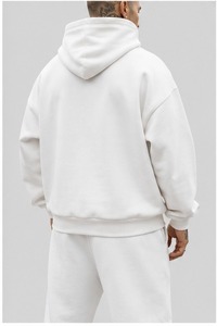 Sudadera con Capucha Premium para Hombre, 100% Algodón, con Logotipo Personalizado, Diseño Sólido de Alta Tendencia, Térmica, Corte Regular - Product Image 3