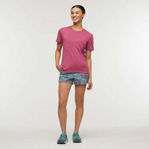 เสื้อยืดแขนสั้นผู้หญิงคุณภาพพรีเมียม ผ้าฝ้าย 100% ระบายอากาศได้ดี สไตล์ลำลอง มีโลโก้ ดีไซน์เรียบง่าย สีพื้น - Product Image 2