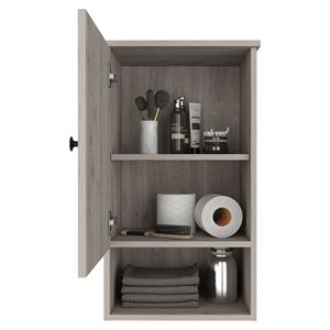 Mobile da Bagno St. Angelo con Anta Singola, Due Ripiani Interni e Un Ripiano per Medicinali - Product Image 6