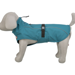 Ropa para Mascotas Vimy, Impermeable Talla S en Azul Petrol para Perros - Product Image 4