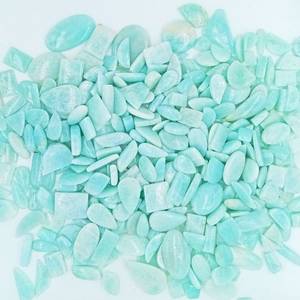 พลอยอะมาโซไนต์สีน้ำเงินธรรมชาติแบบคาโบชอง ขัดเงา สำหรับทำเครื่องประดับ ขายส่งจำนวนมาก - Product Image 1