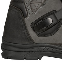 Chaussures de Moto de Sport en Cuir Imperméables et Respirantes pour Hommes, Botte de Course Moto Cross