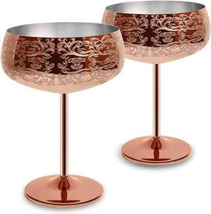 Modern Brass Wine Glass Set Handmade Gold Plated Goblets Luxury <b>Drinkware</b> for Wedding Party Bar Decor Home Gift Item - Product Image 3