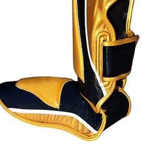 Protections de tibias en cuir PU durable pour l'entraînement au Muay Thai et au MMA, protections de tibias et de voûtes plantaires personnalisées pour le kick-boxing - Product Image 4