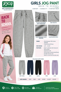 Pantalones deportivos para niñas de regreso a la escuela - Product Image 3