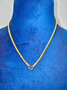 Cadena de Oro 22K de Diseño Elegante, Cadena de Oro Amarillo 916 con Sello Hallmark, Joyería de Uso Diario para Hombre y Mujer, Gancho en S Tradicional - Product Image 3