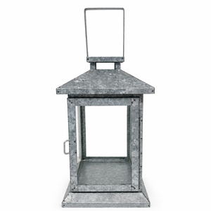 Handcrafted Gray Galvanized Metal Lantern Set Rustic Iron <b>Candle</b> <b>Holder</b> Vintage <b>Garden</b> Floor Lantern for Wedding Ornament - Product Image 5