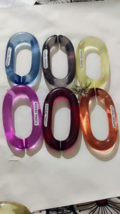 Maillons de chaîne en résine personnalisables, grande taille et couleurs claires, maillons en résine multicolores de grande taille disponibles. - Product Image 3