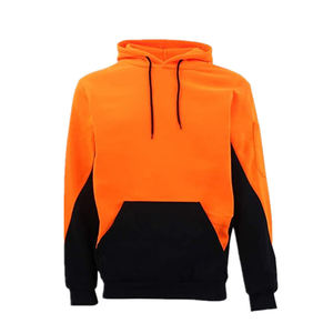 Sweat-shirt à capuche polaire personnalisé pour homme, prix de gros abordable, idéal pour l'hiver, style streetwear uni et chaud - Product Image 2