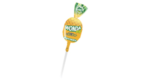 Trusted Quality Yellow Color Delicious Sweet Taste Hard Texture Tongue <b>Painter</b> Pineapple Flavor Gum Filled Lollipop - Product Image 3