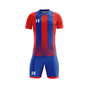 Uniformes de Fútbol Personalizados para Hombre, Transpirables, de Secado Rápido, con Impresión por Sublimación, Ecológicos, para Entrenamiento, con Nombre y Número Personalizados - Product Image 1