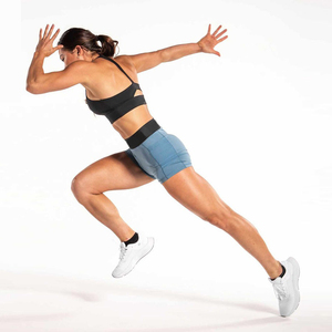 Shorts de Compresión para Mujer, Shorts Deportivos de Nylon, Cintura Alta, Elásticos, para Correr, Fitness, Yoga, Venta al Por Mayor - Product Image 5